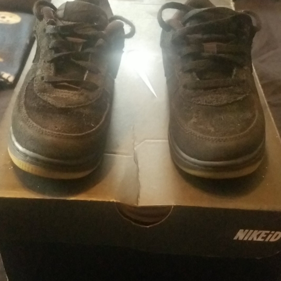 black air force ones with bubble gum bottom